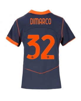 Inter Milan Federico Dimarco #32 Maglia Gara Terza Repliche 2025-26 Donna Maniche Corte